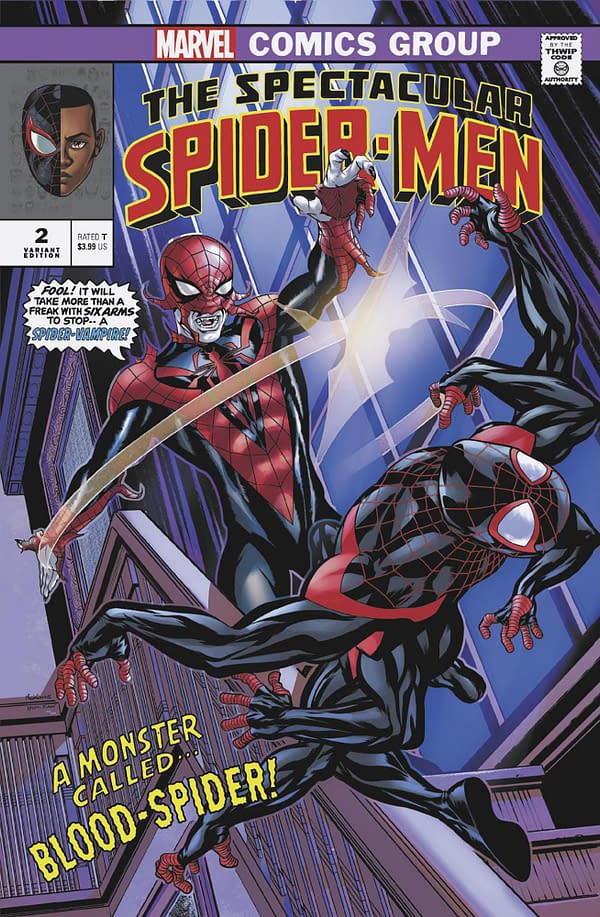 Cover image for THE SPECTACULAR SPIDER-MEN #2 MIKE MCKONE VAMPIRE VARIANT