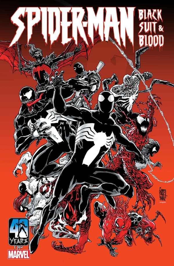 Cover image for SPIDER-MAN: BLACK SUIT AND BLOOD #2 GIUSEPPE CAMUNCOLI COVER