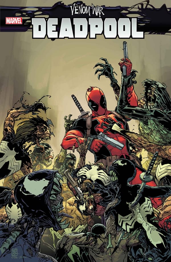 Cover image for VENOM WAR: DEADPOOL #1 GIUSEPPE CAMUNCOLI COVER