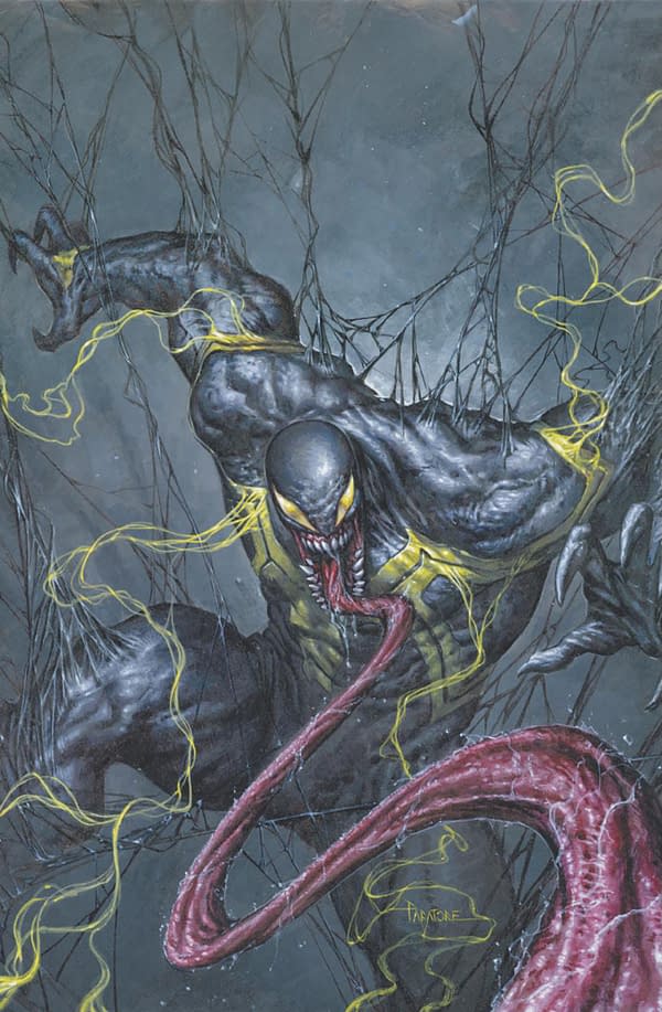 Cover image for ALL-NEW VENOM #2 DAVIDE PARATORE VIRGIN VARIANT