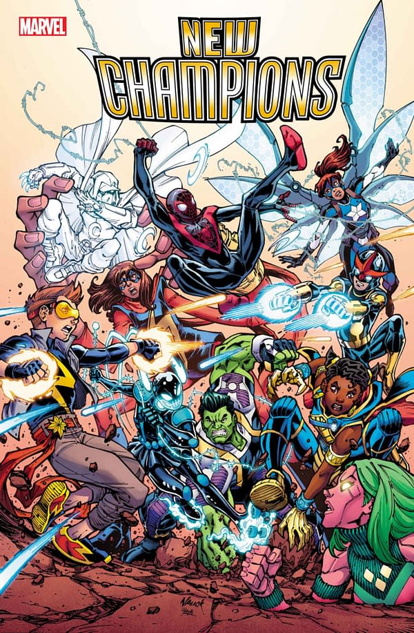 Cover image for NEW CHAMPIONS #3 TODD NAUCK COVER