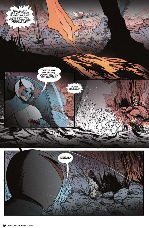 Interior preview page from Gatchaman: Only One Earth #2