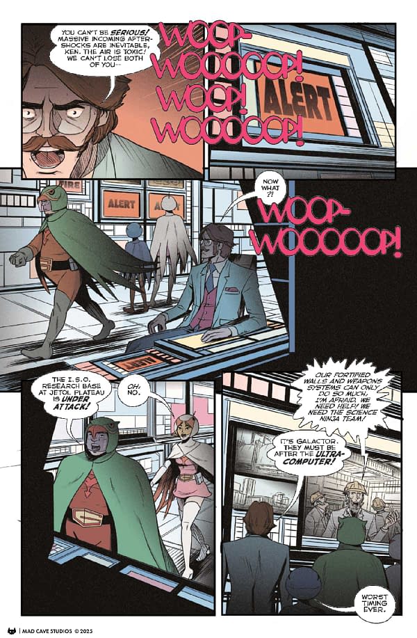 Interior preview page from Gatchaman: Only One Earth #2
