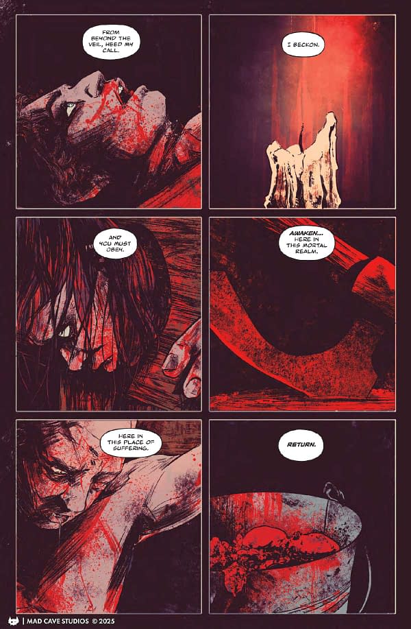 Interior preview page from Hexiles #5