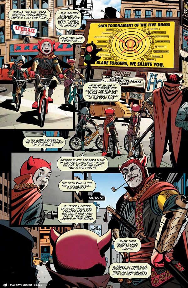 Interior preview page from Blade Forger #2