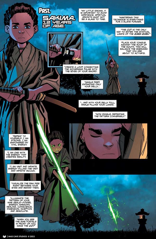 Interior preview page from Blade Forger #2