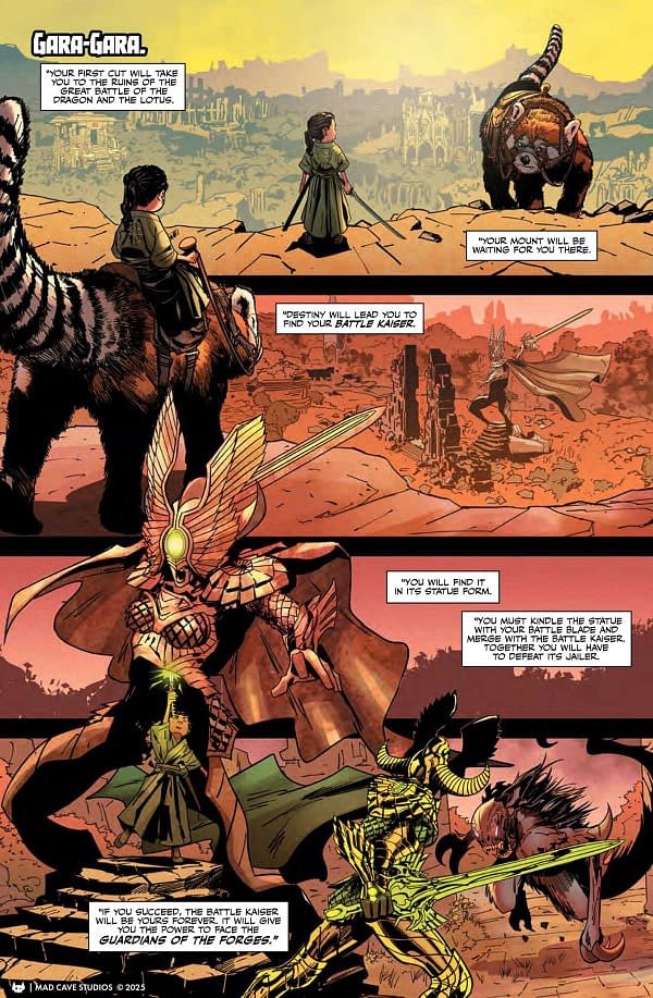 Interior preview page from Blade Forger #2
