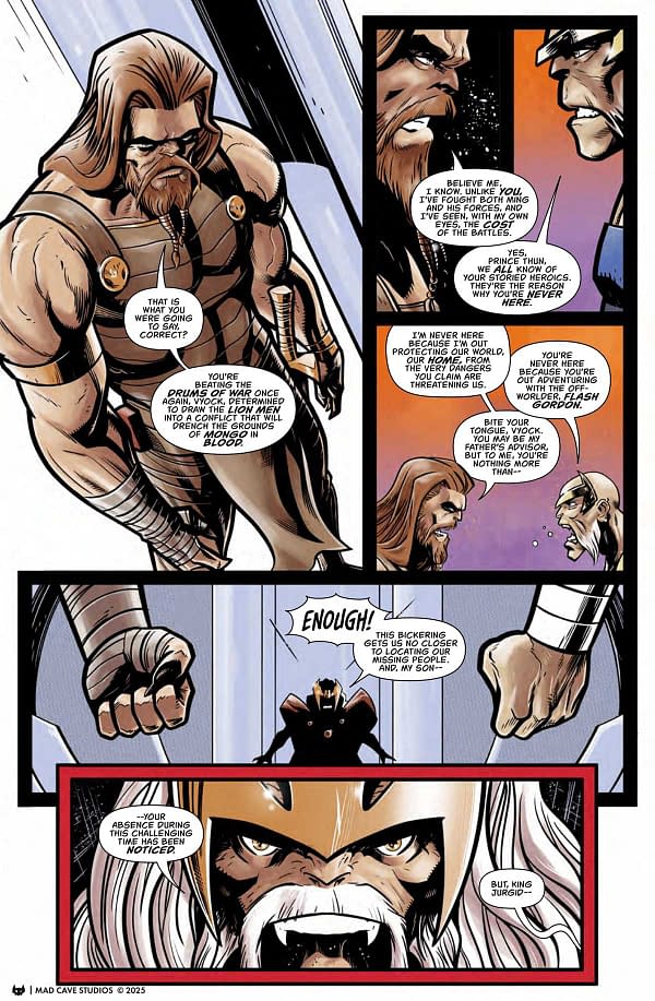 Interior preview page from Flash Gordon Quarterly #3