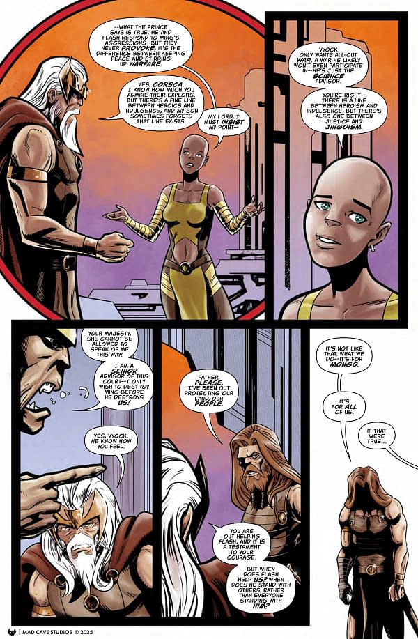 Interior preview page from Flash Gordon Quarterly #3