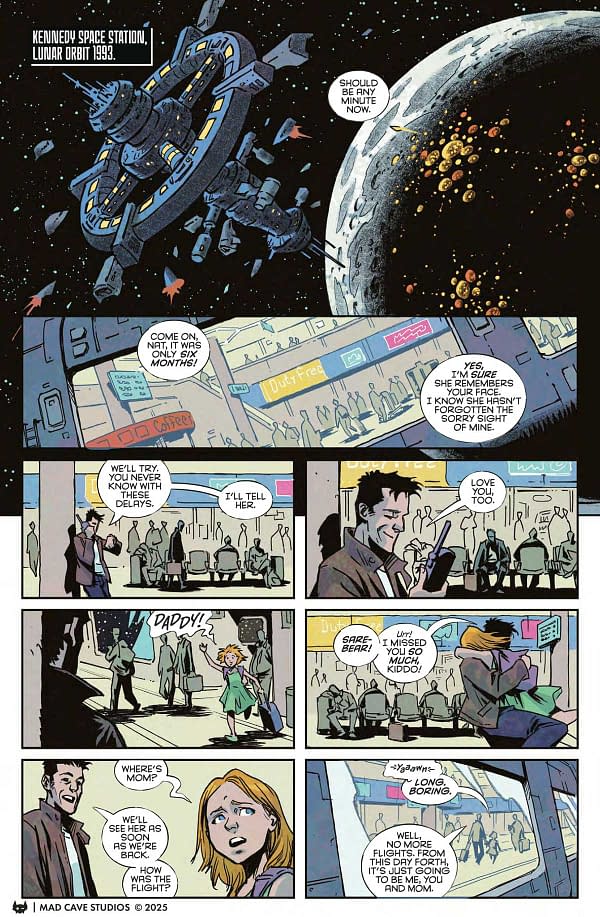 Interior preview page from Missing On The Moon #4
