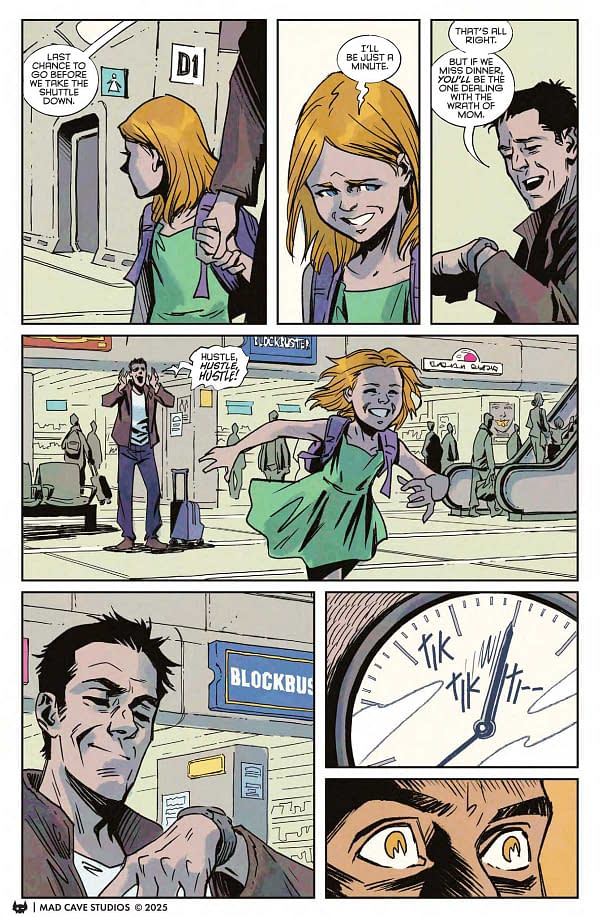 Interior preview page from Missing On The Moon #4