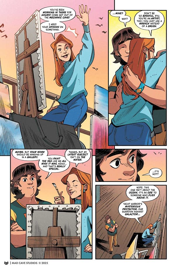 Interior preview page from Gatchaman Ryu Scavengers #1