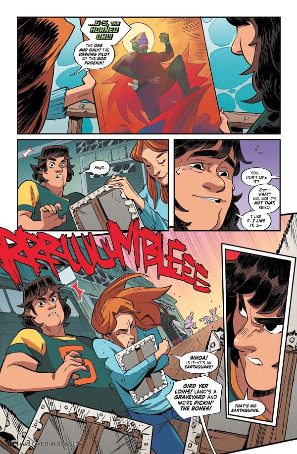 Interior preview page from Gatchaman Ryu Scavengers #1