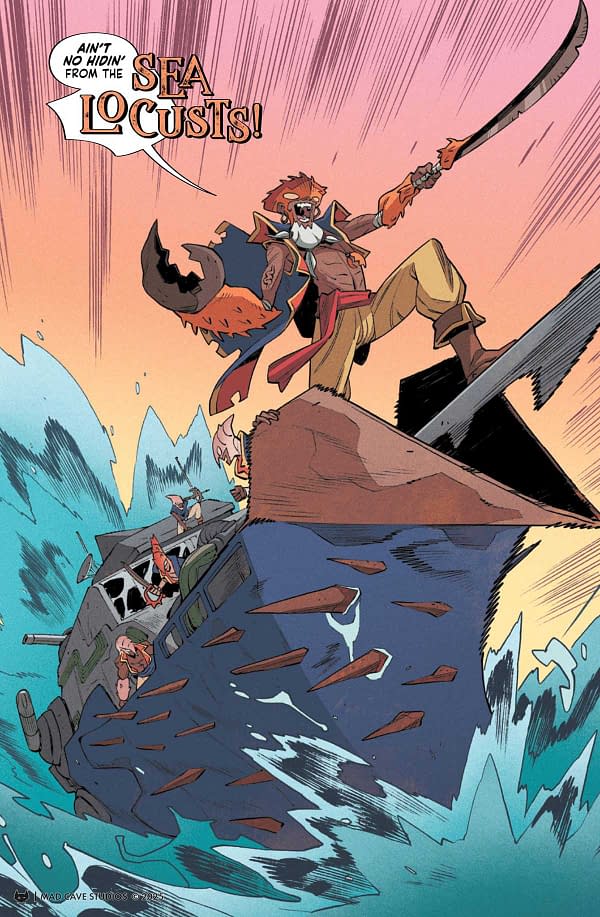 Interior preview page from Gatchaman Ryu Scavengers #1