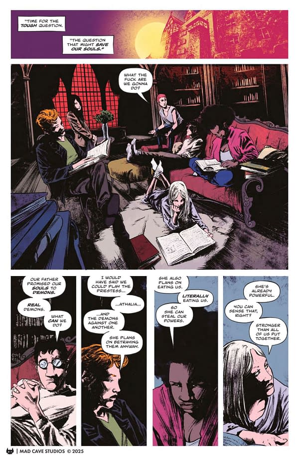 Interior preview page from Hexiles #6