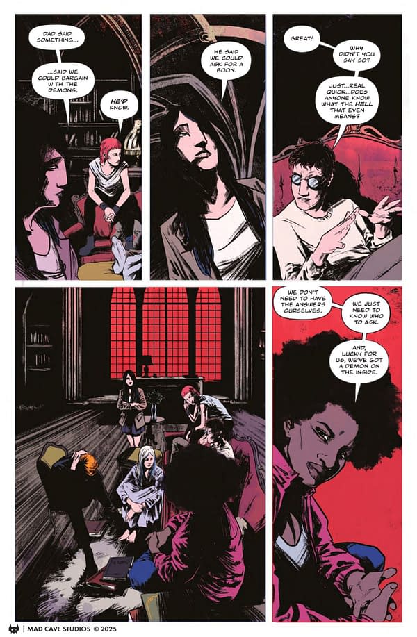 Interior preview page from Hexiles #6
