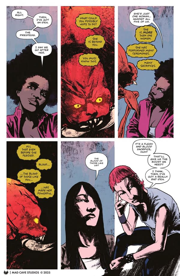 Interior preview page from Hexiles #6