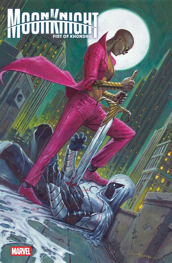Cover image for MOON KNIGHT: FIST OF KHONSHU #8 DAVIDE PARATORE COVER