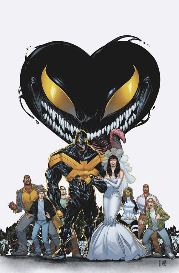 Cover image for ALL-NEW VENOM #7 DAVID BALDEON SPOILER VIRGIN VARIANT
