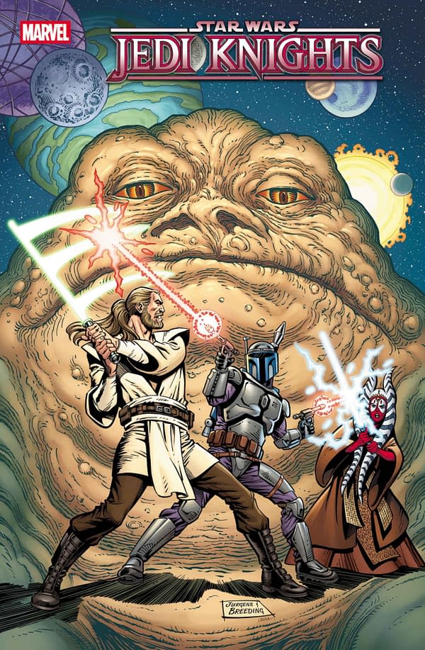 Cover image for STAR WARS: JEDI KNIGHTS #4 DAN JURGENS CLASSIC HOMAGE VARIANT