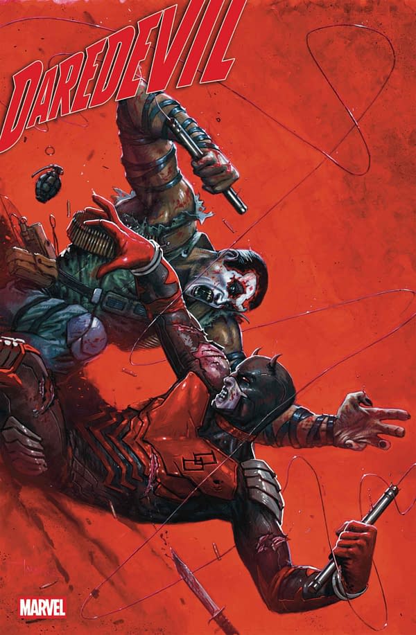 Cover image for DAREDEVIL #22 DAVIDE PARATORE BRING ON THE BAD GUYS VARIANT