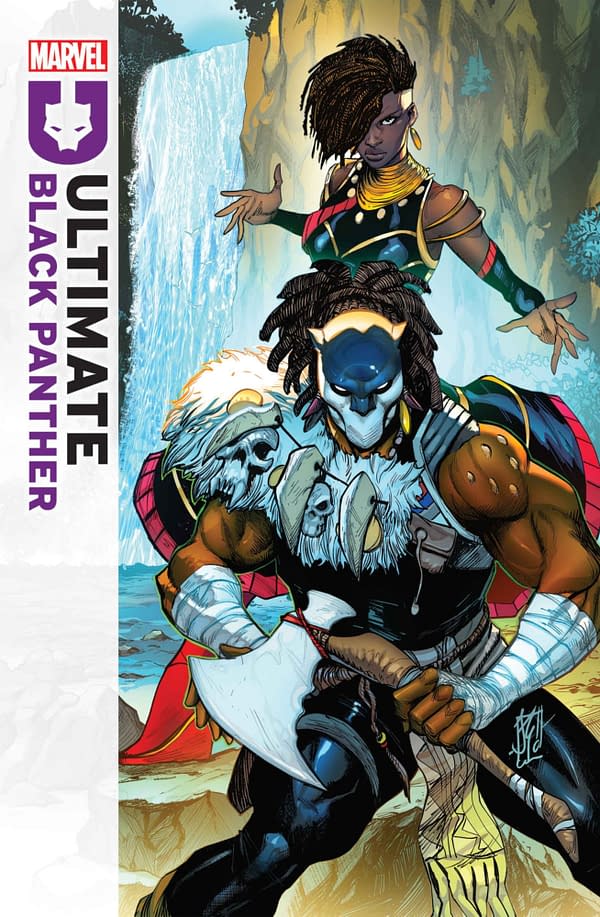 Cover image for ULTIMATE BLACK PANTHER #17 STEFANO CASELLI COVER