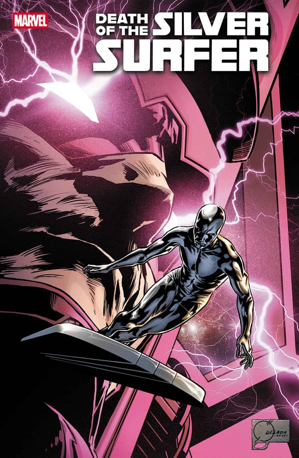 Cover image for DEATH OF THE SILVER SURFER #1 JOE QUESADA VARIANT