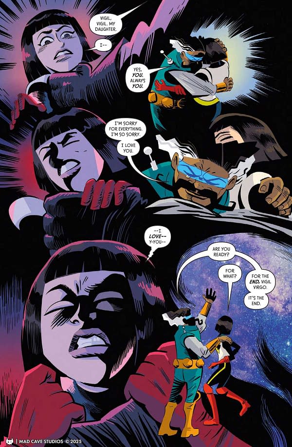 Interior preview page from Galaxy of Madness #10