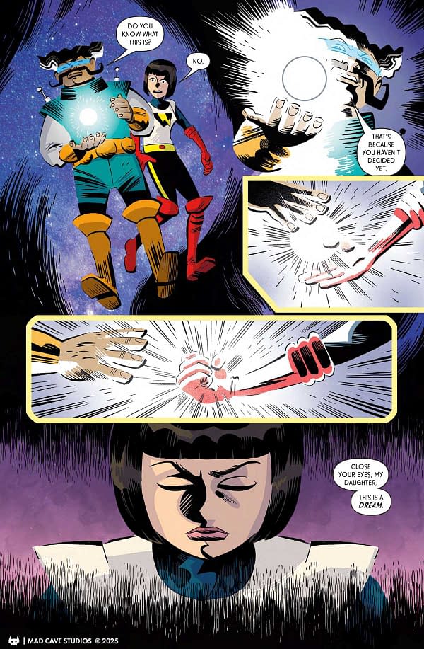 Interior preview page from Galaxy of Madness #10