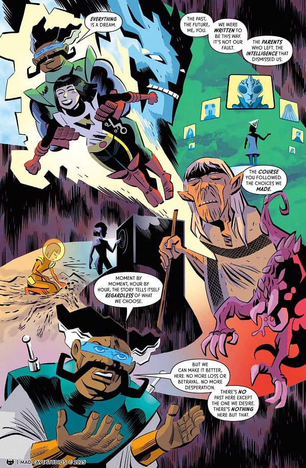 Interior preview page from Galaxy of Madness #10