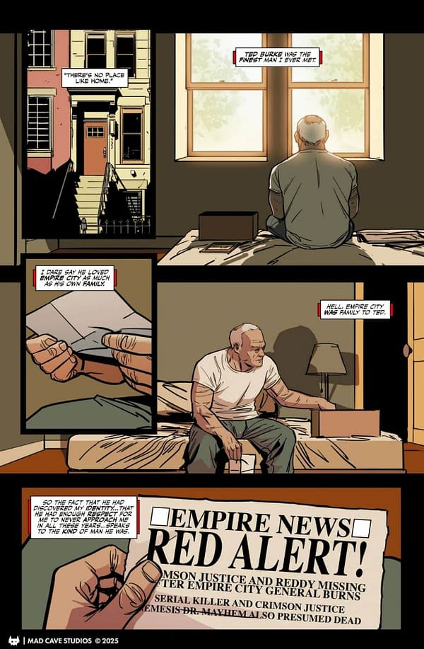 Interior preview page from Whatever Happened to the Crimson Justice #2