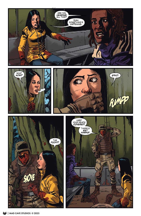 Interior preview page from Dark Pyramid #5