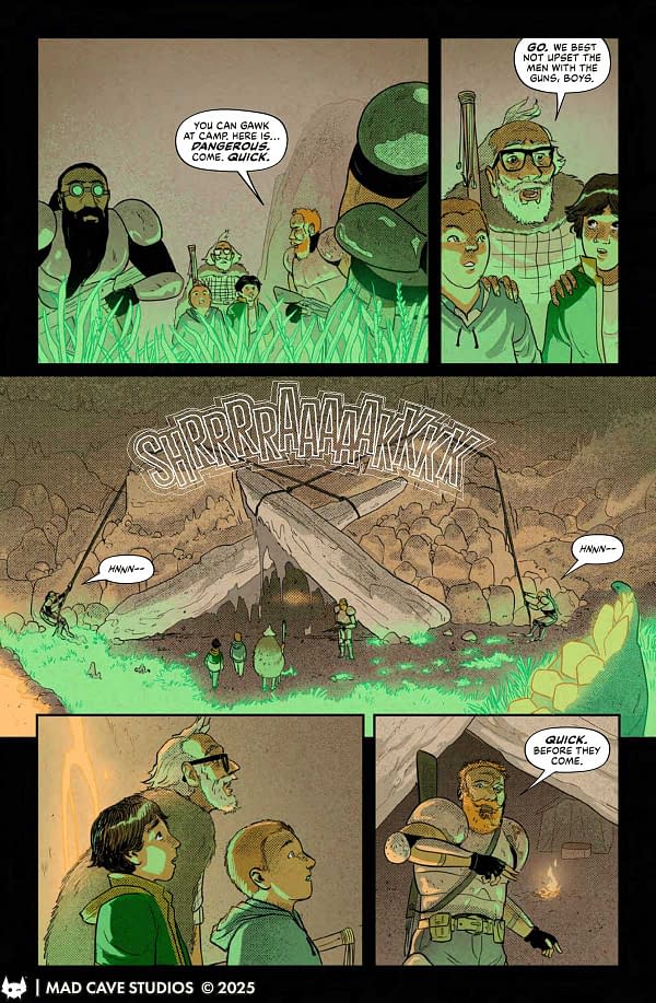 Interior preview page from Far Down Below #4