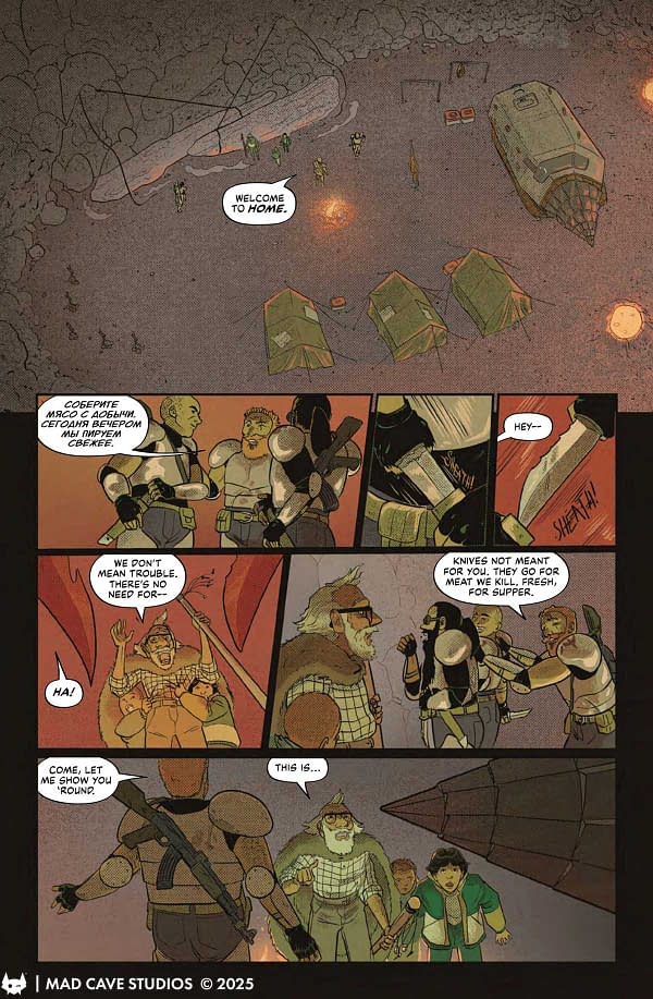 Interior preview page from Far Down Below #4