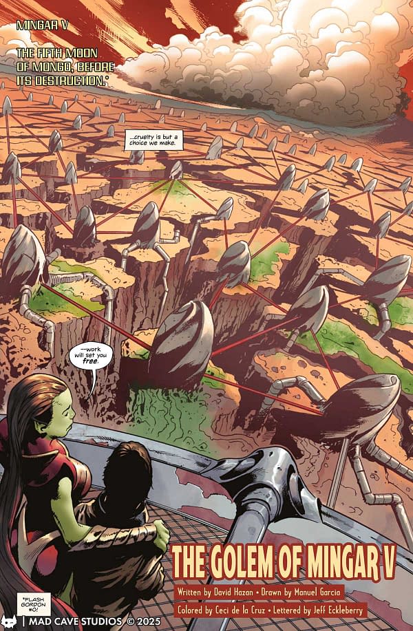 Interior preview page from Flash Gordon Quarterly #4