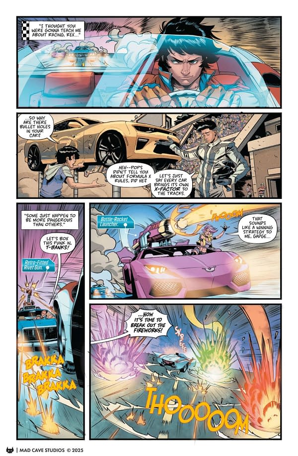 Interior preview page from Speed Racer #1