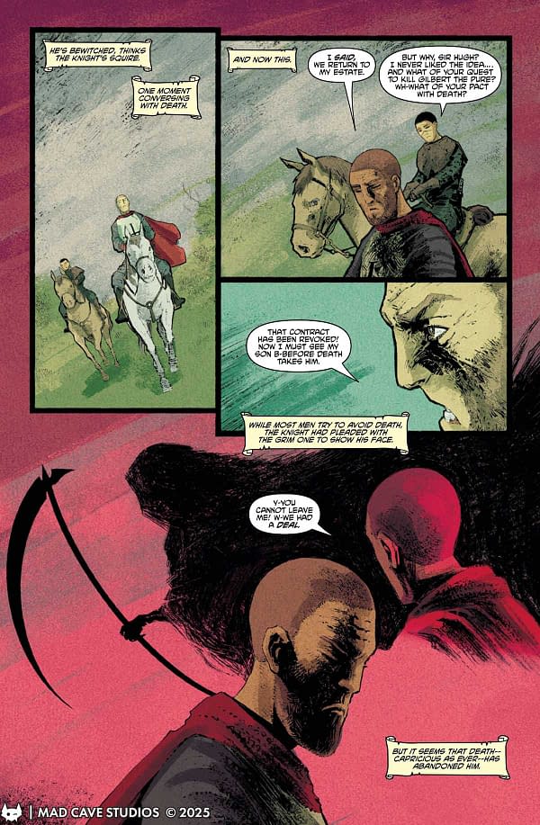 Interior preview page from Pale Knight #3