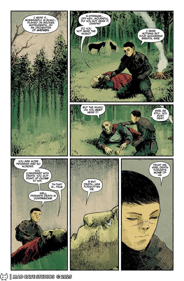Interior preview page from Pale Knight #3