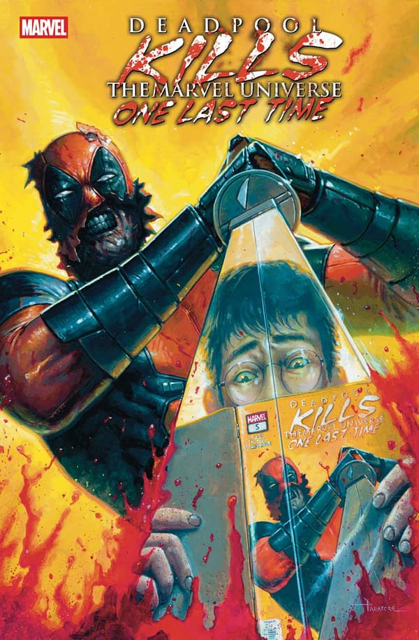 Cover image for DEADPOOL KILLS THE MARVEL UNIVERSE ONE LAST TIME #5 DAVIDE PARATORE COVER