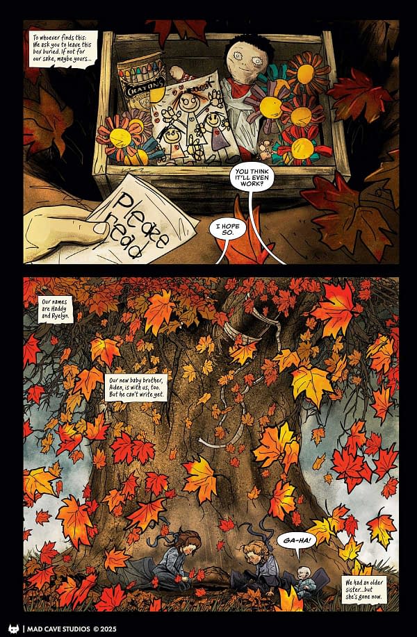 Interior preview page from Buried Long, Long Ago #4