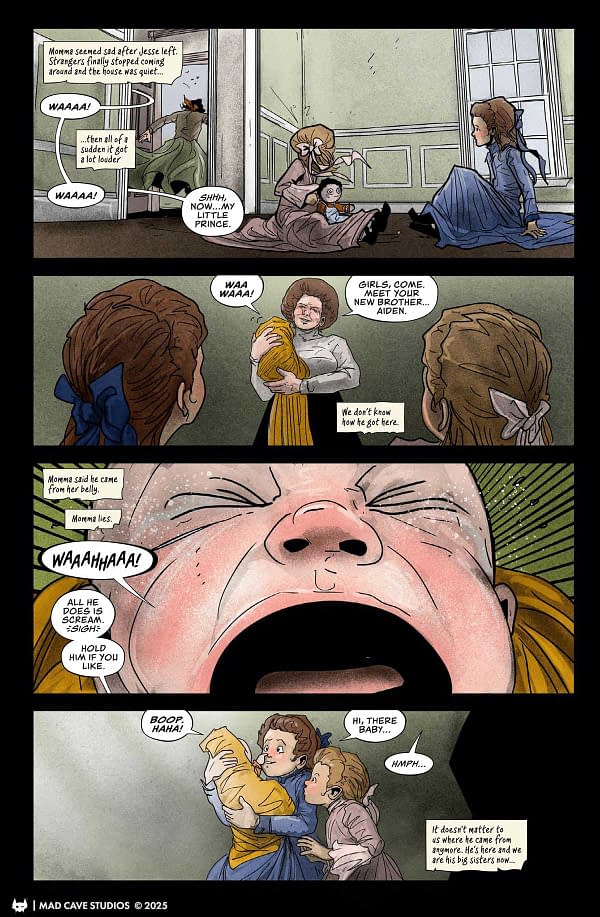 Interior preview page from Buried Long, Long Ago #4