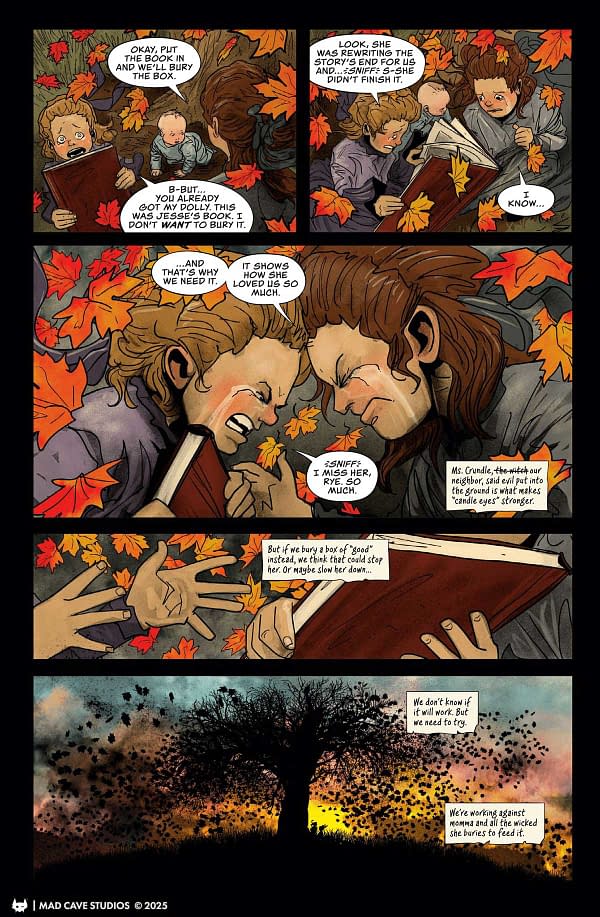 Interior preview page from Buried Long, Long Ago #4
