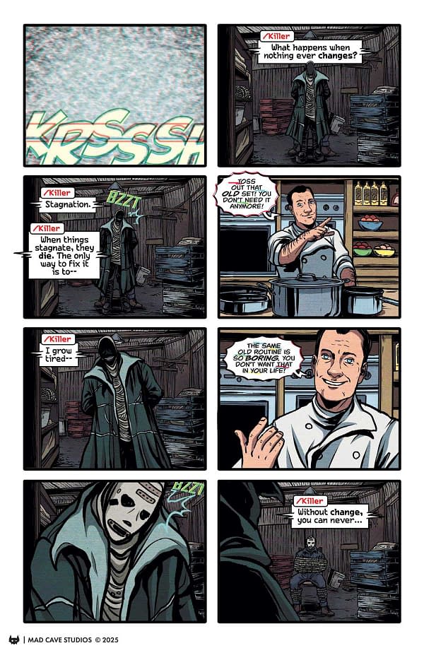 Interior preview page from Slasher's Apprentice #4