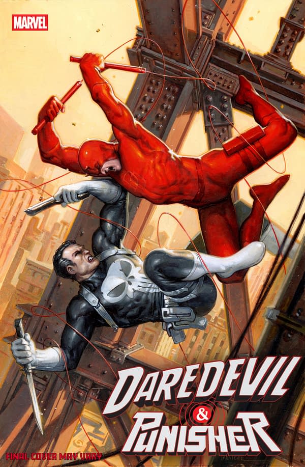 Cover image for DAREDEVIL/PUNISHER: THE DEVIL'S TRIGGER #3 DAVIDE PARATORE VARIANT