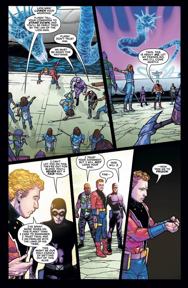 Interior preview page from Defenders of the Earth: Dark Destiny #2