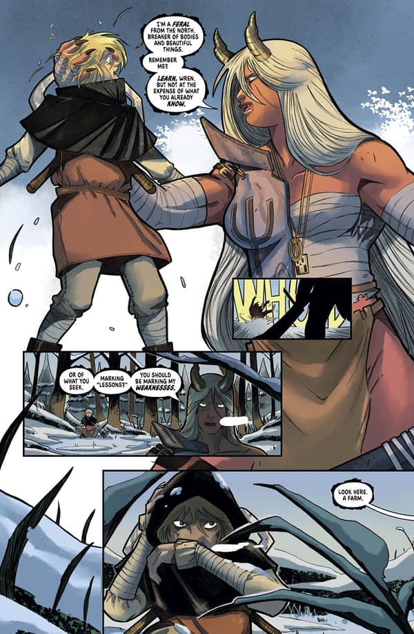 Interior preview page from Ferocious #3