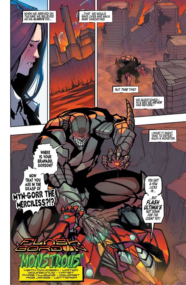 Interior preview page from Flash Gordon Quarterly #6