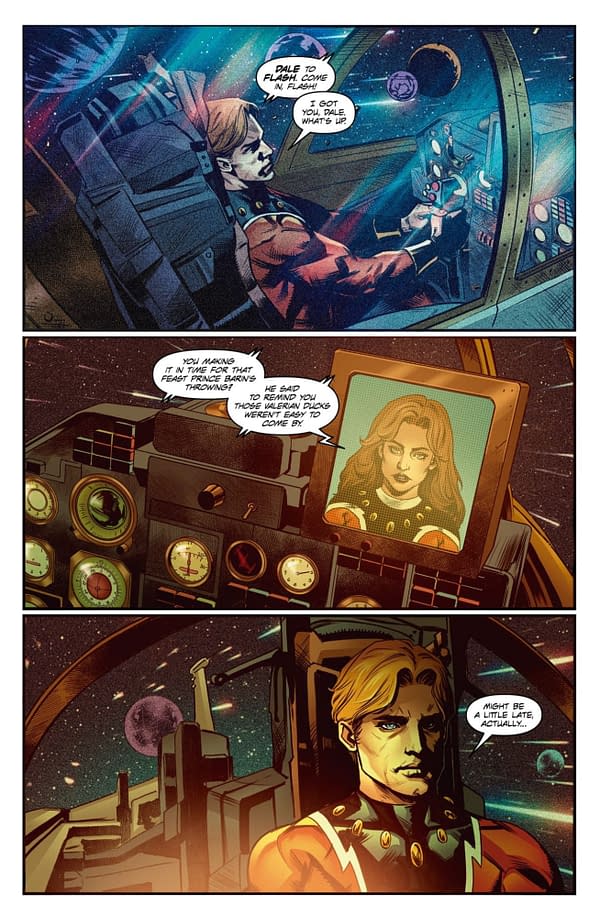 Interior preview page from Flash Gordon Quarterly #6