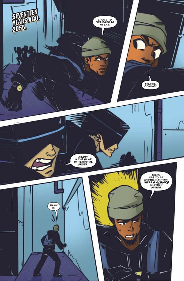 Interior preview page from Temporal #4