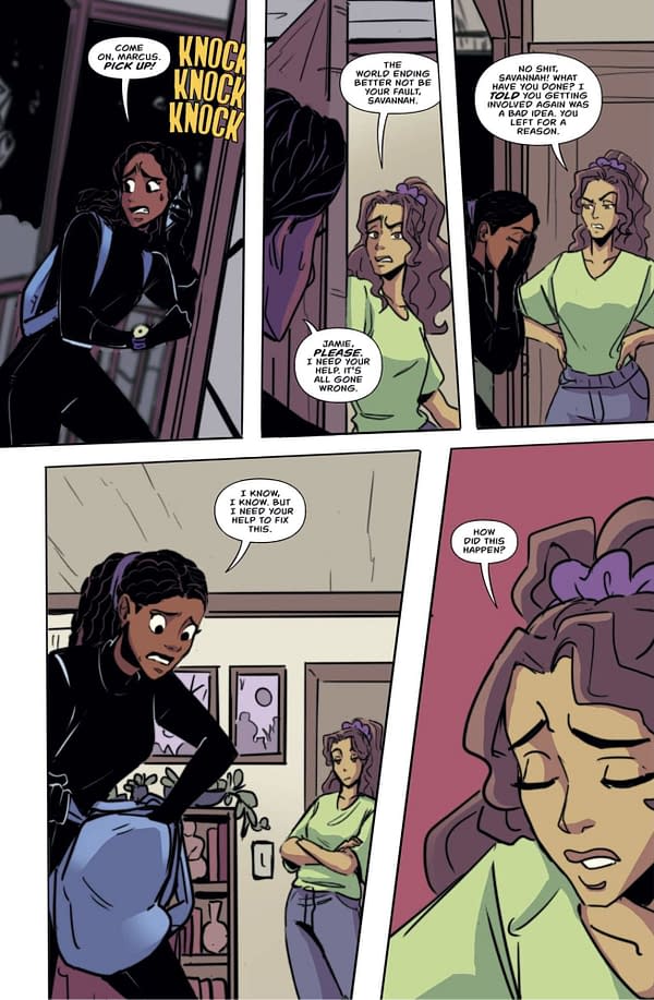 Interior preview page from Temporal #4